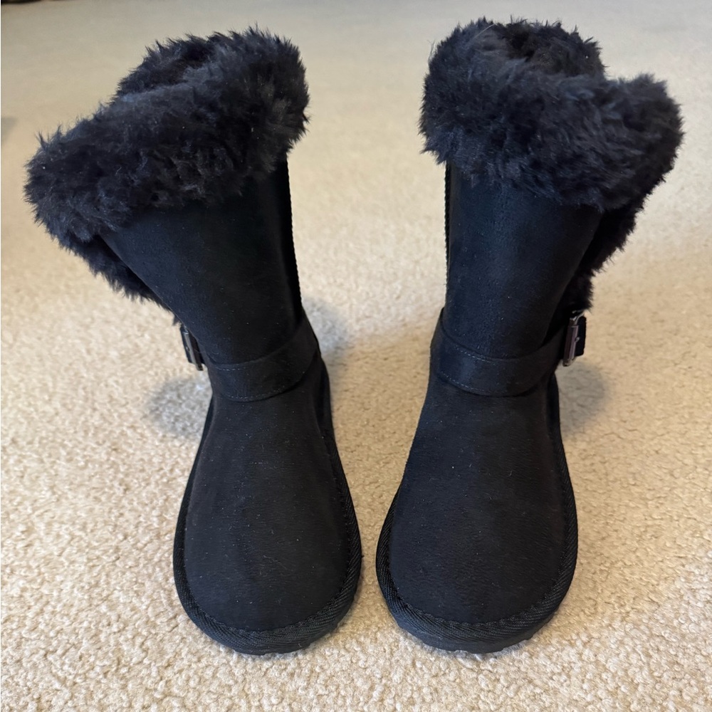 Children's Place - Girls Buckle Faux Fur Chalet Boots